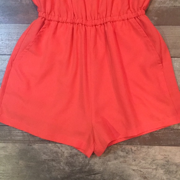 Coral Romper - Picture 3 of 4